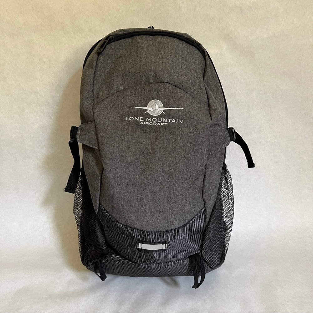 LONE MOUNTAIN AIRCRAFT Gray Backpack